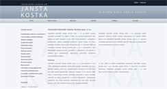 Desktop Screenshot of jansta-kostka.cz