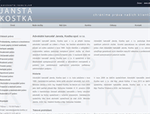 Tablet Screenshot of jansta-kostka.cz